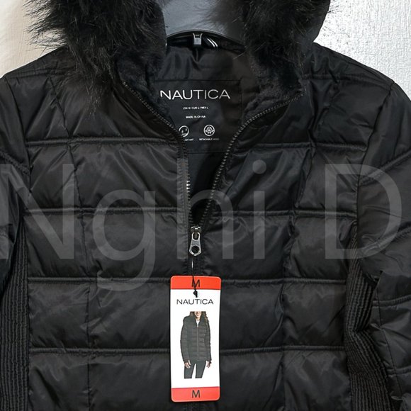 BLACK Nautica‎ women Puffer Jacket - Picture 2 of 6